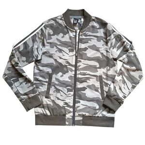 KI Pro Grey Camo Print Performance Jacket Small